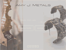 Tablet Screenshot of amyjmetals.com